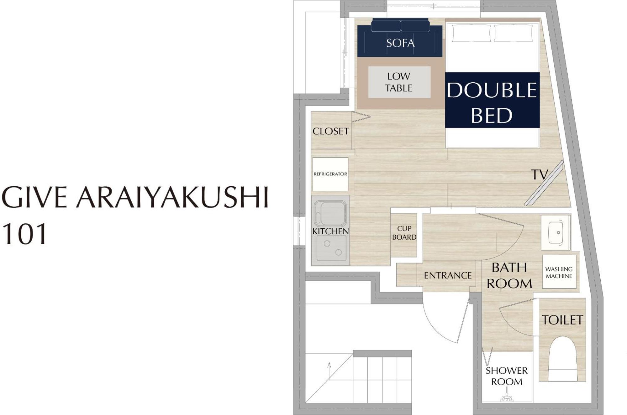 Give Araiyakushi Appartement Tokio Kamer foto
